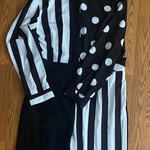 Contrast print jumpsuit